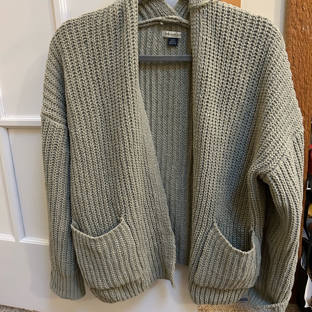 American Eagle Outfitters Green Knit Sweater